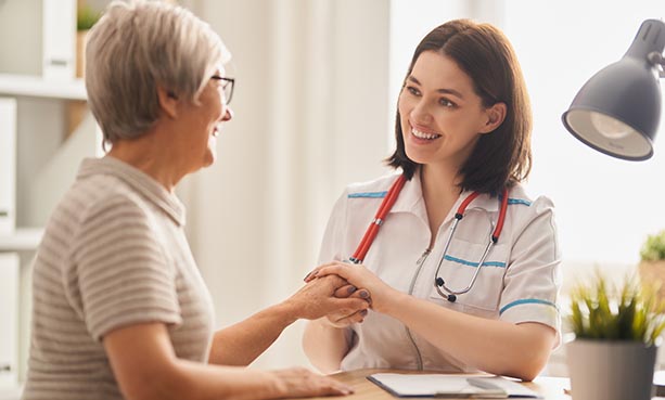 patient and nurse